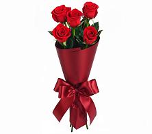 Букет 5 Красных роз Эдлесс Лав в Малое Карлино