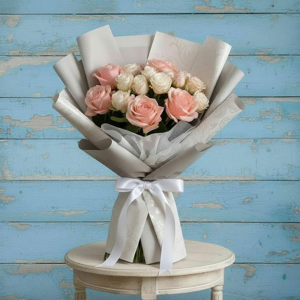 Букет цветов из: Розы в Малое Карлино