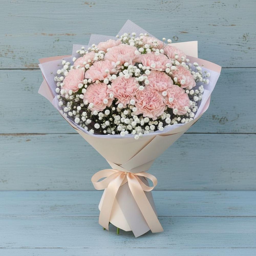 Букет цветов из: Гвоздики в Малое Карлино