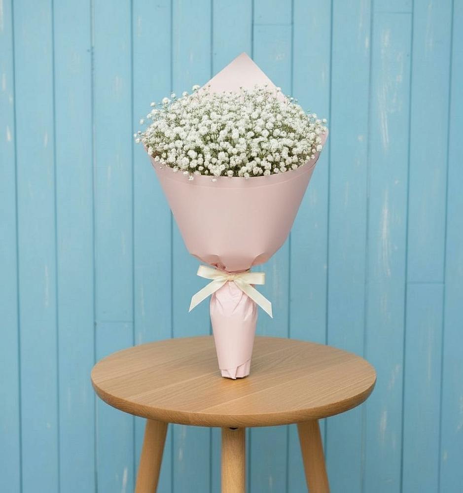 Букет цветов из: Гипсофила в Малое Карлино