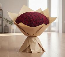 Букет 101 Красная роза в Малое Карлино