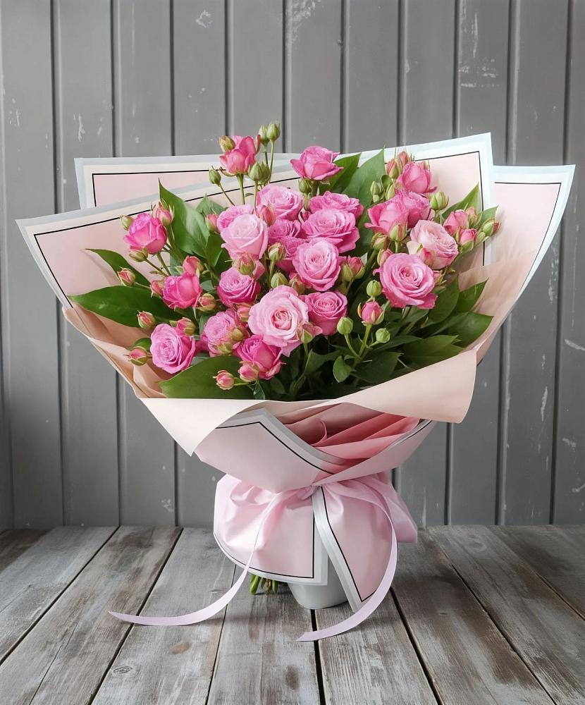 Букет Розовый кустик в Малое Карлино