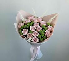 Букет цветов из:  Розы и Хризантемы в Малое Карлино