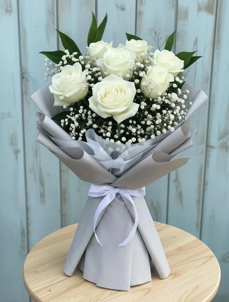 Букет цветов из: Розы в Малое Карлино