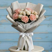 Букет цветов из:  Розы #REPLACE_PRED# Малое Карлино