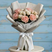 Букет цветов из:  Розы в Малое Карлино