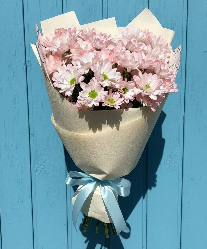 Букет цветов из: Хризантемы в Малое Карлино