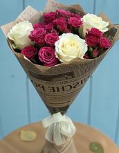 Букет цветов из:  Розы в Малое Карлино