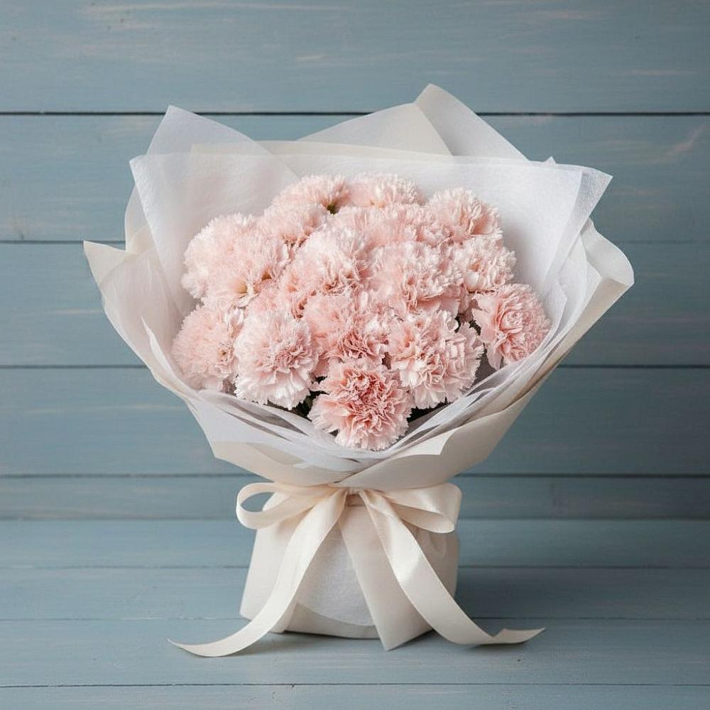 Букет цветов из: Гвоздики в Малое Карлино