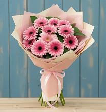 Букет цветов из:  Герберы в Малое Карлино